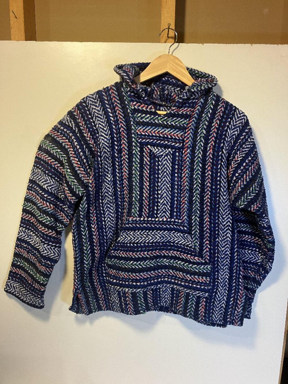 BAJA JOE Woven Hoodie, Size M.  Good condition.